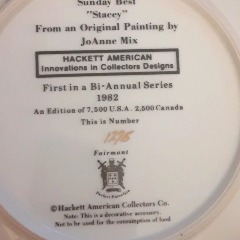 Decorative Collector Plates - Picture 5 of 6